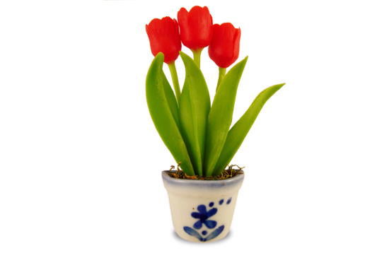 Klei tulpen in db potrood 1